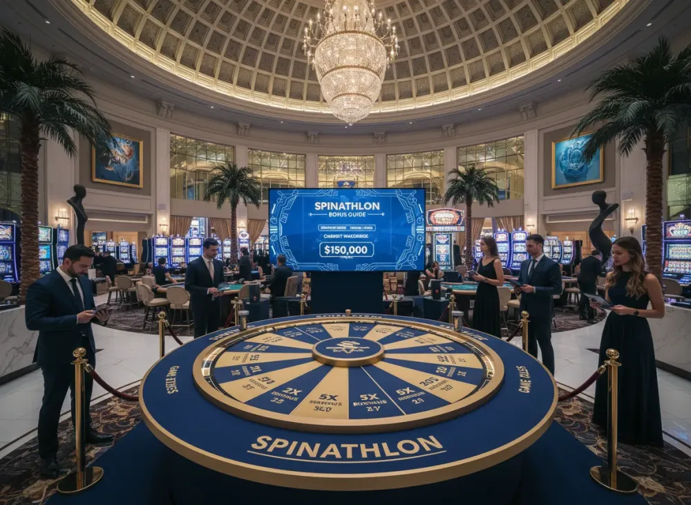 Spinathlon bonus guide with game rules and wagering