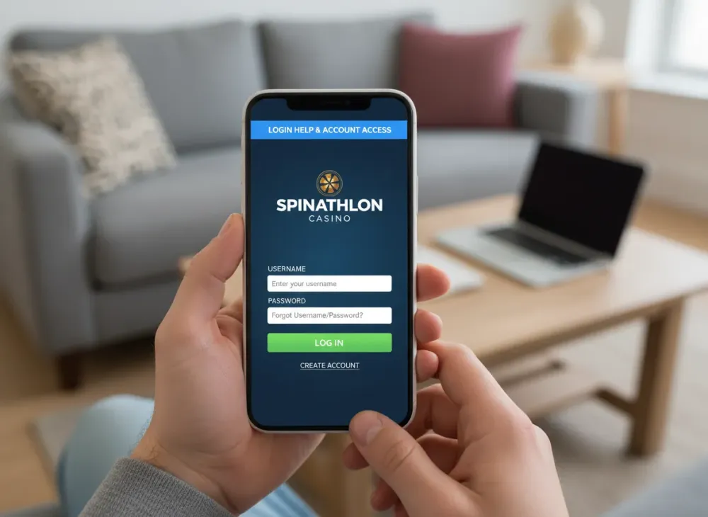 Spinathlon login help and account access instructions